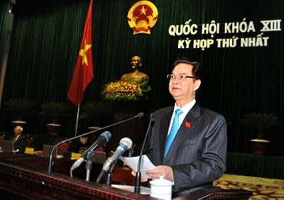 Thủ tướng phát biểu nhậm chức trước Quốc hội: Chính phủ nguyện hết lòng hết sức phục vụ nhân dân, phục vụ đất nước 